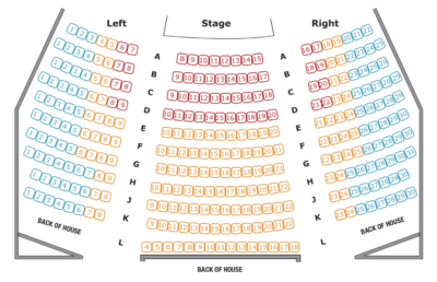 Rocky Mountain Repertory Theatre Seating Chart